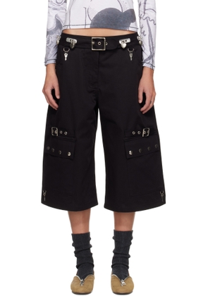 Chopova Lowena Black Thunderhull Shorts