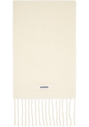 JACQUEMUS Off-White La Casa 'The Carro' Scarf