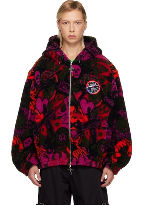 Chopova Lowena Multicolor Engine Party Oversized Fleece Hoodie