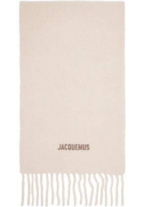 JACQUEMUS Beige Les Classiques 'The Moisson' Scarf