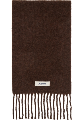 JACQUEMUS Brown La Casa 'The Carro' Scarf