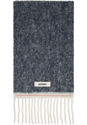 JACQUEMUS Navy 'The Carro' Scarf