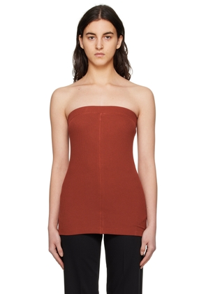 BITE Orange Rib Tank Top