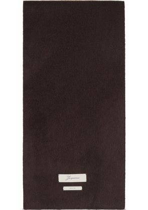 JACQUEMUS Brown 'The Cachemiro' Scarf