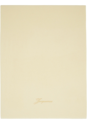 JACQUEMUS Yellow 'The Tailleur' Scarf