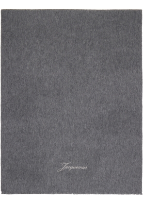 JACQUEMUS Gray 'The Tailleur' Scarf