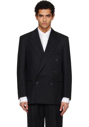 TONYWACK Black Light Wool Oversized Blazer