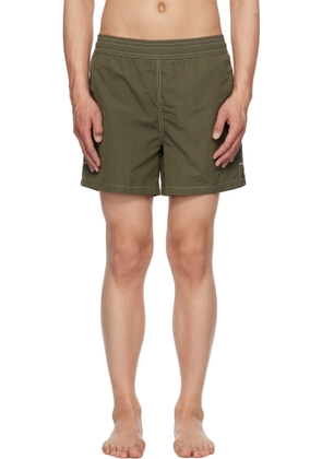 AMI Paris Khaki Beach Swim Shorts