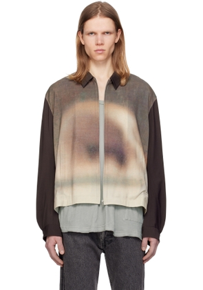 UNDERCOVER Brown & Beige UC1E4203-1 Jacket