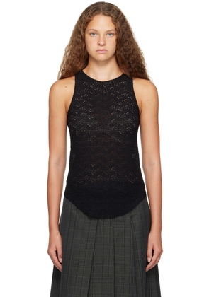 Song for the Mute Black Crewneck Tank Top