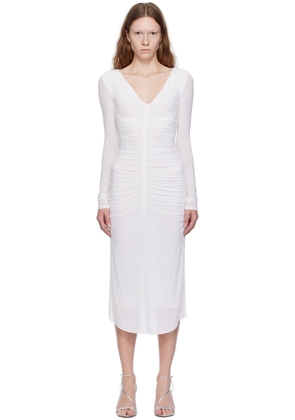Isabel Marant White Laly Midi Dress