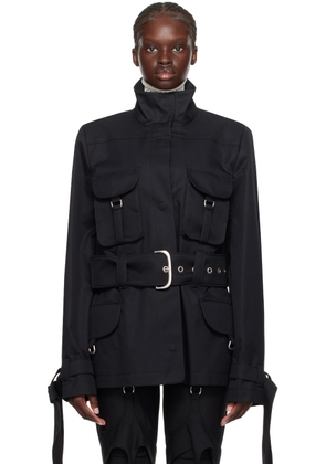 Off-White Black Belt Jacket