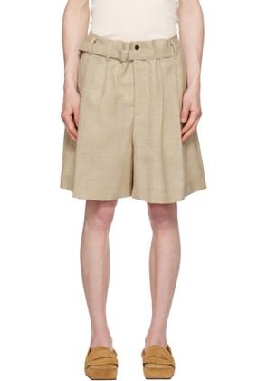 JACQUEMUS Beige La Croisière 'The Fernando' Shorts