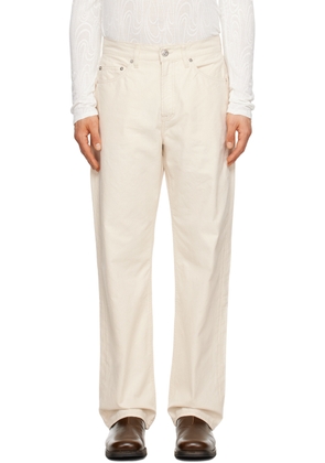 OUR LEGACY Off-White Formal Cut Jeans