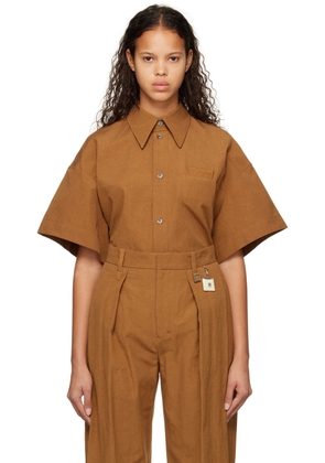 WOOYOUNGMI Tan Patch Shirt