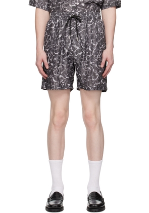 Han Kjobenhavn Gray Printed Shorts