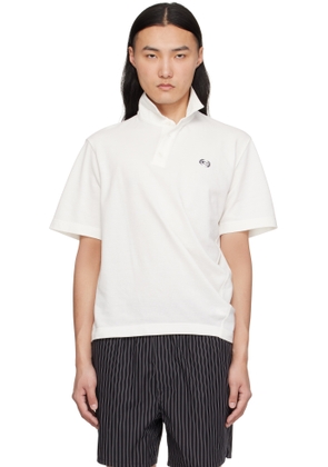Commission White Twisted Polo
