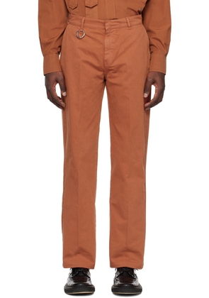 Études Red Bumper Trousers