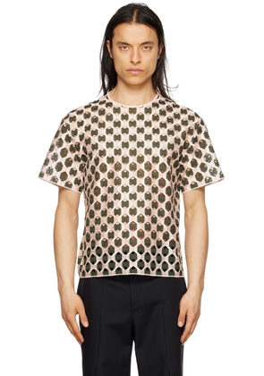Steven Passaro Green & Pink Pattern T-Shirt
