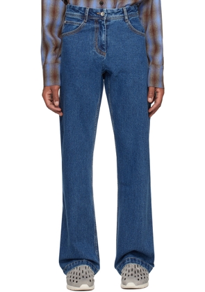 LOW CLASSIC Blue Straight Fit Jeans