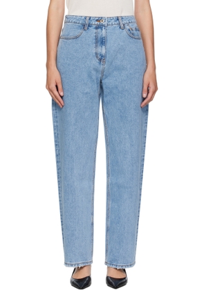 COOR Blue Relaxed Washed Jeans