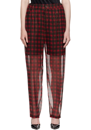 UNDERCOVER Red UC1E1507 Trousers