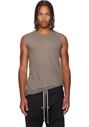 Rick Owens Gray Concordians Basic Sleeveless Tank Top