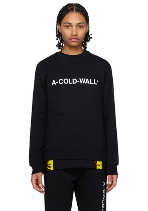 A-COLD-WALL* Black Bonded Sweatshirt