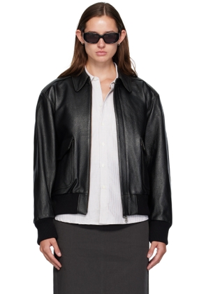 COOR Black A2 Leather Jacket