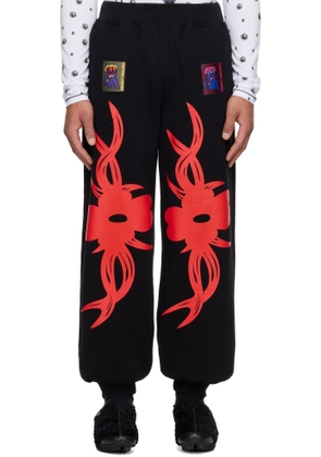 Chopova Lowena Black Blade Sweatpants