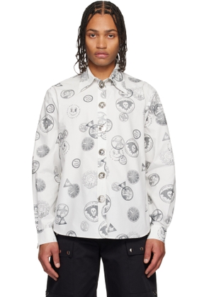 Chopova Lowena White Stamped Shirt
