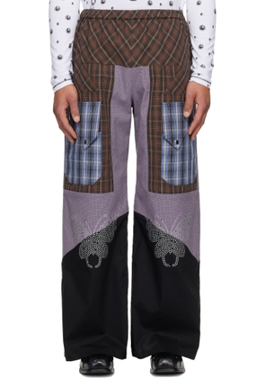 Chopova Lowena Multicolor Tartan Vega Trousers