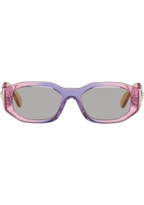 Versace Purple & Orange Medusa Biggie Sunglasses