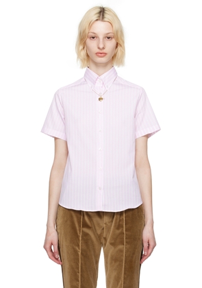 Ernest W. Baker Pink & White Pinstripe Shirt