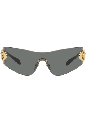 Versace Black Eclipse Wrap Sunglasses