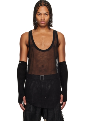 Rick Owens Black Concordians Pony Tank Top