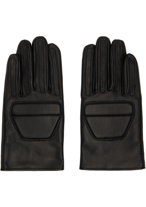 YOHJI YAMAMOTO Black Padded Short Gloves