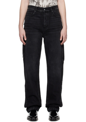 AMIRI Black Stack Workman Jeans