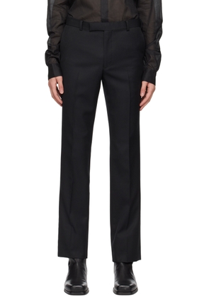 Johnlawrencesullivan Black Straight Trousers