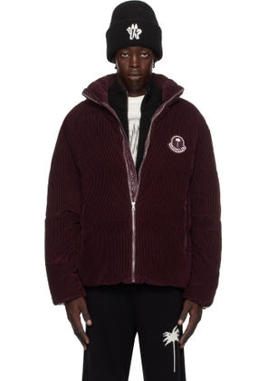 Moncler Genius Moncler x Palm Angels Burgundy Abrolhos Down Jacket