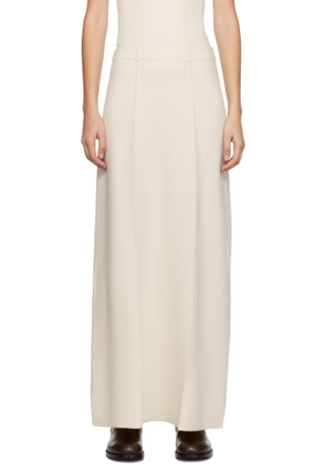 LISA YANG Off-White Ameline Maxi Skirt