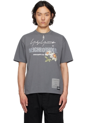 YOHJI YAMAMOTO Gray NEIGHBORHOOD Edition SS-1 T-shirt