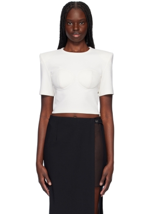 Nensi Dojaka Off-White Beatrice Bustier T-shirt