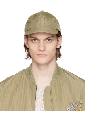 Song for the Mute Green Paneled Cap