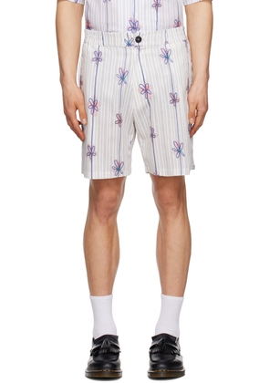 EGONlab Beige Floral Shorts