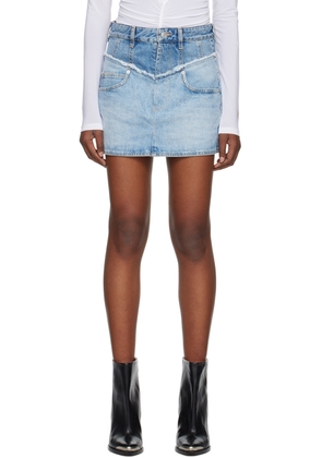 Isabel Marant Blue Narjis Denim Miniskirt