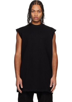 Rick Owens Black Concordians Splintered Tarp T-shirt