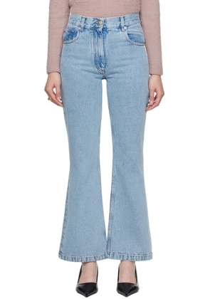 Ernest W. Baker Blue Flared Jeans