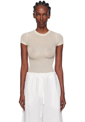 Paris Georgia Off-White Elemental Sheer Baby T-shirt