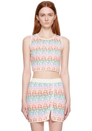 Marco Rambaldi Multicolor Heart Tank Top